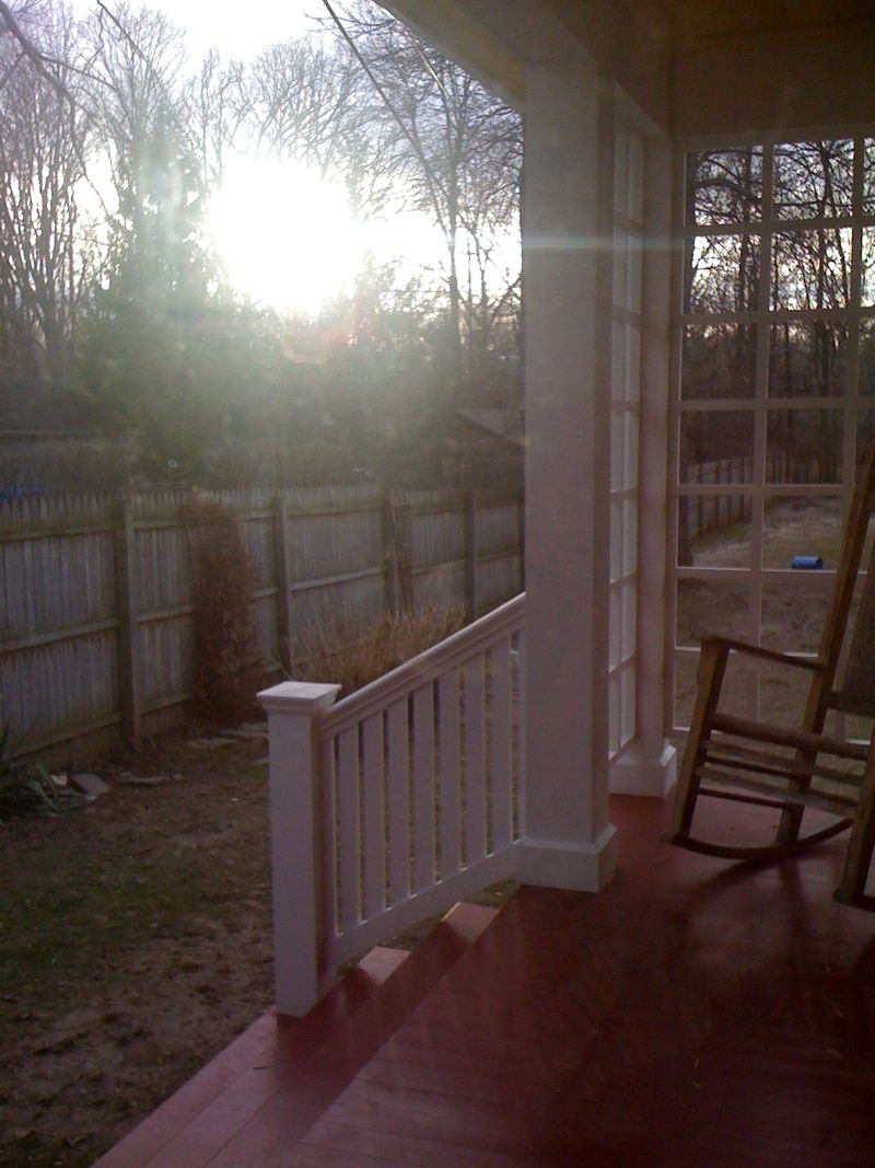 sunlight and new soup for dinner