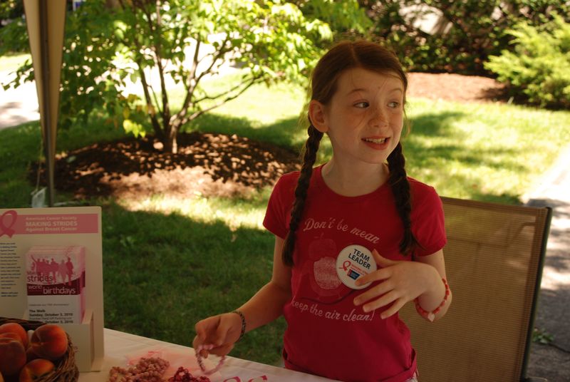 making strides against breast cancer-fundraising